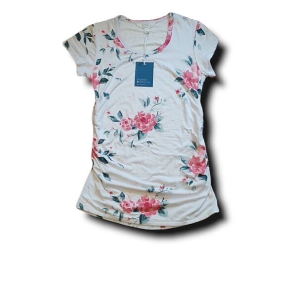 Market & Spruce Tops - 𝅺Stitch Fix | Market & Spruce Sollas‎ Maternity Knit Floral Top Size Medium NEW
